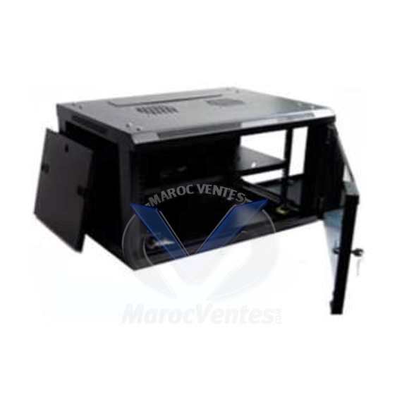 Armoire 9U 600 X 600 x 500mm avec Etagère et Ventilation Armoire-37U